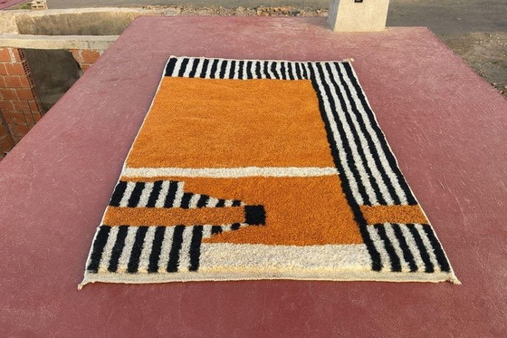 Alfombra de lana pura hecha a mano, artesanía tradicional marroquí, 200/300 cm – Ahrend, Wool (photo 3 of 6)