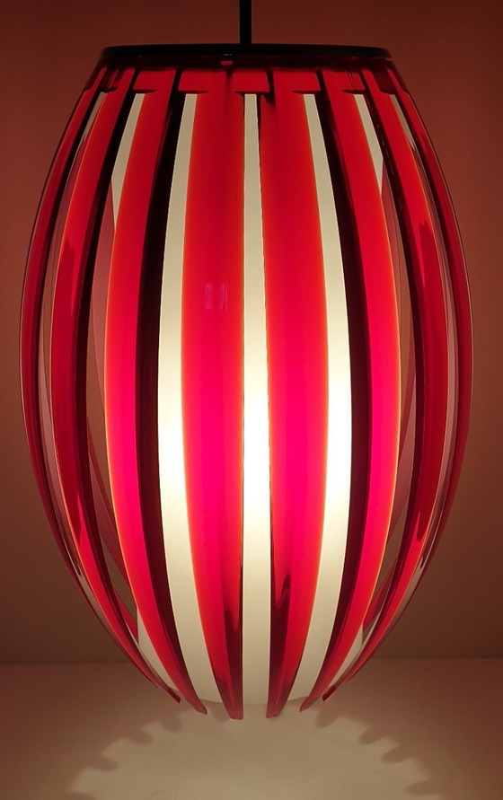 Image 1 of 2 x Herstal Pulz Tentakel XL Pendelleuchten rot