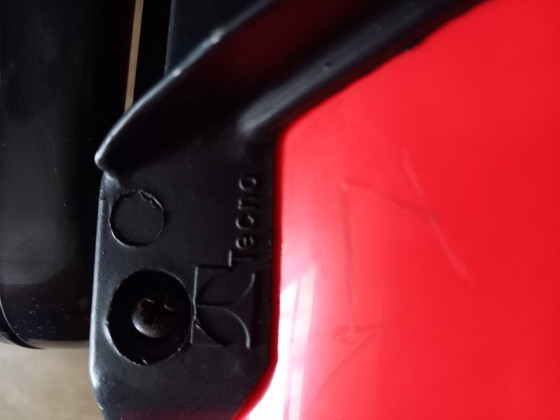 Silla de oficina Tecno, roja, Sillas de oficina, Plástico, Metal, Rojo, Design (foto 3 de 5)