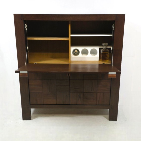 Image 1 of Brutalist cabinet / bar cabinet Frans Defour 70's design