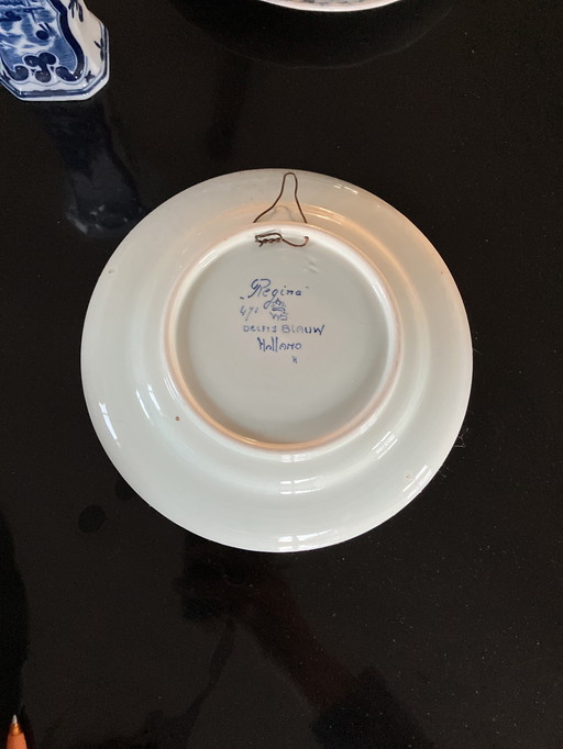 Plaque murale Regina 471 WS bleu Delft