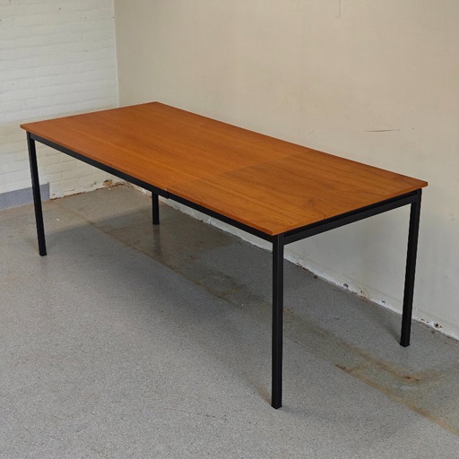 Vintage Gispen 3707 'Telescope' dining table