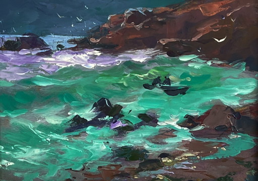 Waves at the Seashore