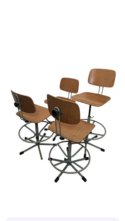 Industriehocker, 4-fach verstellbar