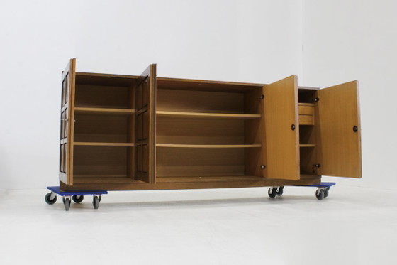 Credenza Brutalista Vintage anni '70 Gerhard Bartels – Credenze, Legno (photo 5 of 11)