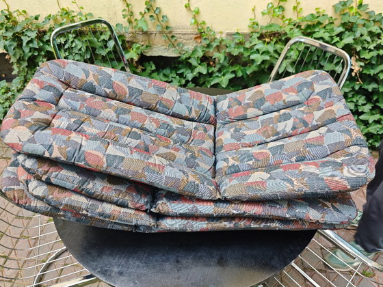 4x Stoelen en 1 Tafel Bauhaus Chroom Midcentury Retro Vintage Metalen Freischwinger Stoel Gastone Rinaldi (photo 6 of 10)