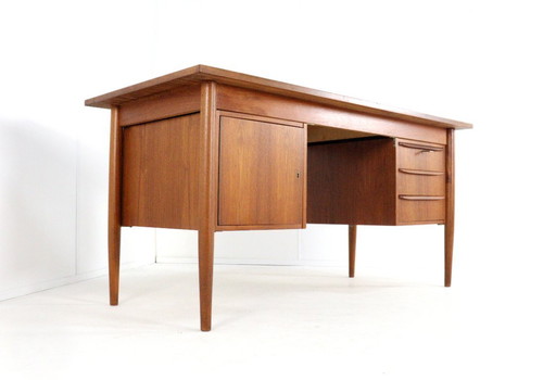 Gunnar Nielsen Tibergaard desk 'Hesselballe' vintage Danish
