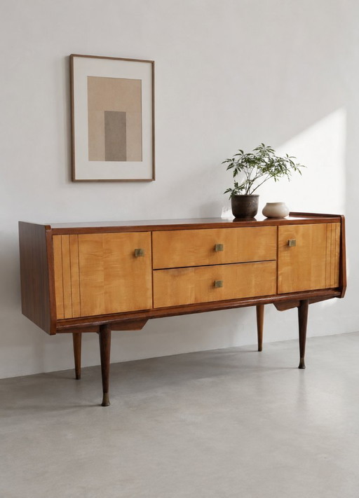 Buffet bicolore de style milieu du siècle, années 1960