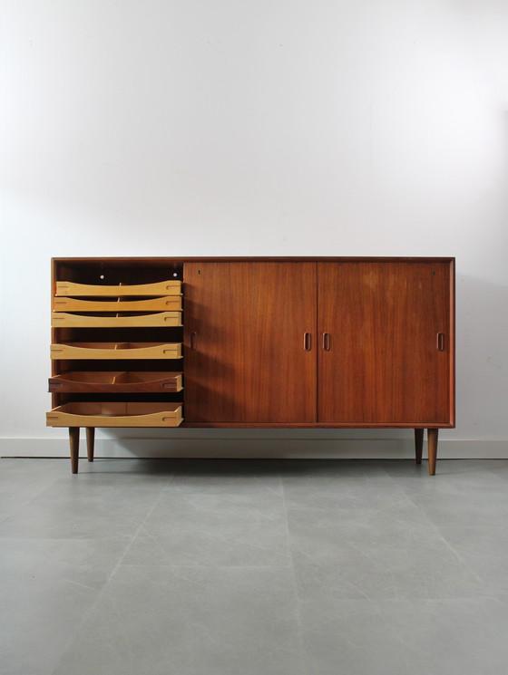 Image 1 of Vintage Danish Sideboard in Teak with 19 Drawers