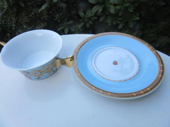 Image 1 of ROSENTHAL VERSACE Le Jardin de Versace - Zuppiera con manici e piattino 