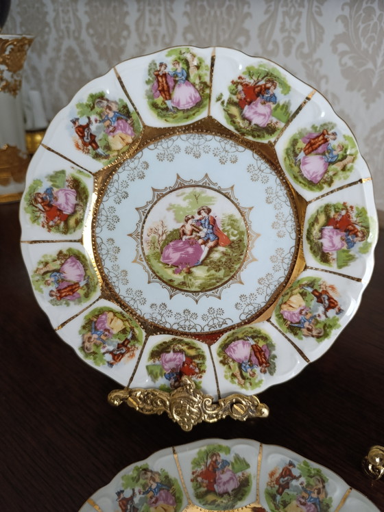Set di 2 piatti decorativi vintage in porcellana tedesca. – Oggetti decorativi, Porcelain (photo 6 of 10)
