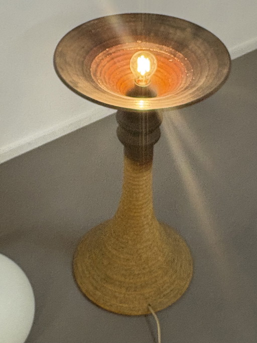 Doria Ceramic With glass Bulb sixties Floor lamp