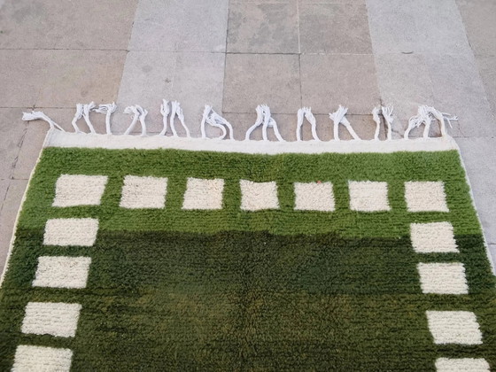 Handwoven Moroccan rug, natural wool, 250cm x 150cm, elegant decoration. – Rugs & carpets (photo 6 of 11)