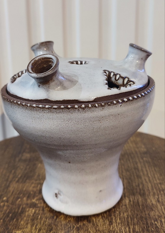 Image 1 of Rana fiore firmata La Hulotte de Jeanne e Norbert Pierlot.