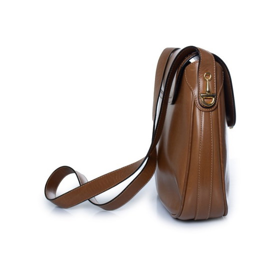 Gucci, Vintage Cognac GG Clasp Bag – Shoulder bags, Calfskin (photo 5 of 15)