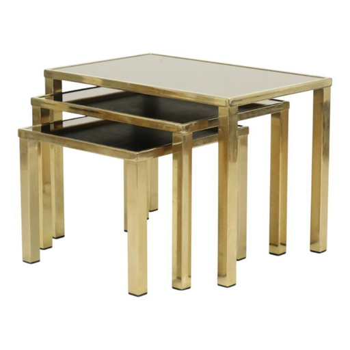 Nesting tables Belgo Chrom 23kt Gold Gilded