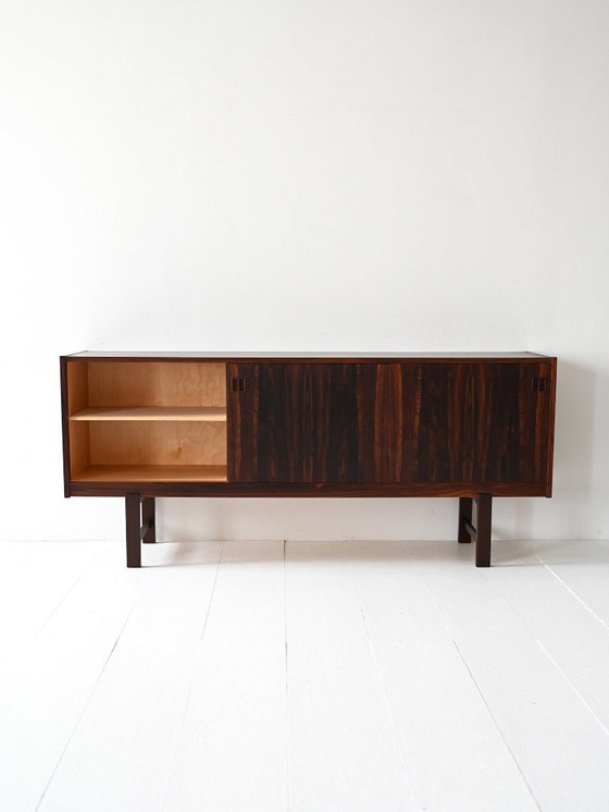 Image 1 of Scandinavisch dressoir van palissanderhout uit de jaren 60