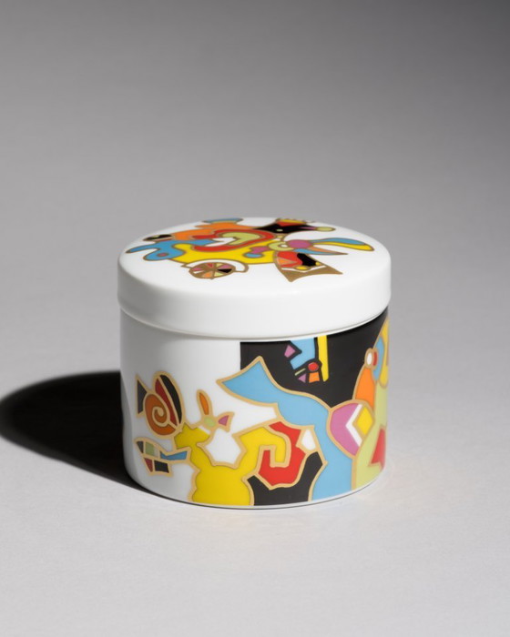 Image 1 of Caja de porcelana con tapa Studio-Line de Otmar Alt Rosenthal, década de 1970-1980, artista alemán