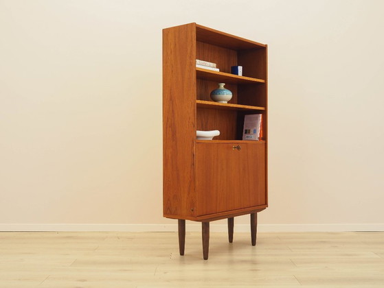 Image 1 of Teakhouten boekenkast, Deens design, jaren 70, gemaakt in Denemarken.