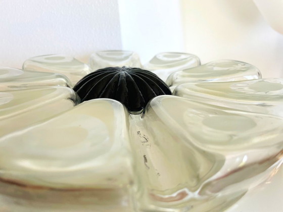 Image 1 of Plafón o aplique flor de cristal