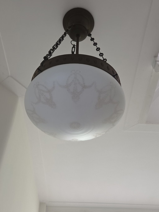 Lampada a sospensione in stile Art Nouveau