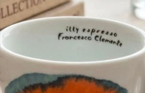 Tazza Cappuccino Illy Art Collection 2011 - Francesco Clemente – Stoviglie, Porcellana, Ceramica (photo 5 of 5)