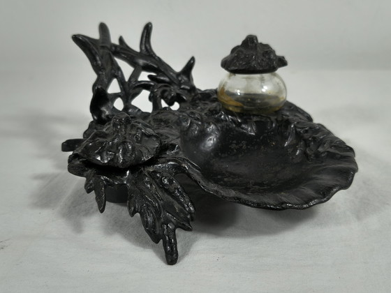 Image 1 of Antique Art Nouveau Inkstand - E.G. Zimmermann