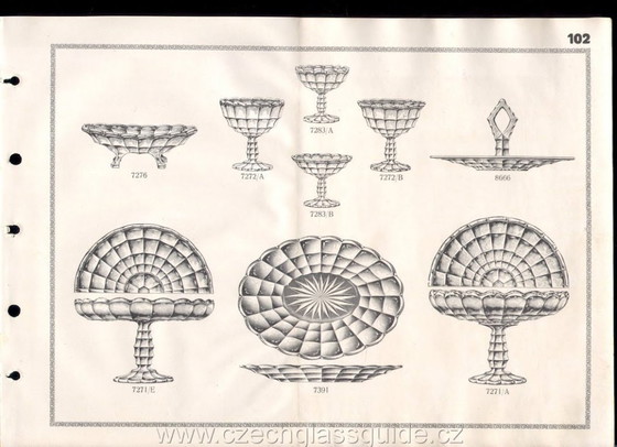 Image 1 of Rare Vintage Glass Pedestal Bowl: Rudolf Schröter Inwald Lord Design / 1935