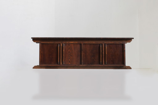 Vintage Italian large sideboard sideboard solid wood