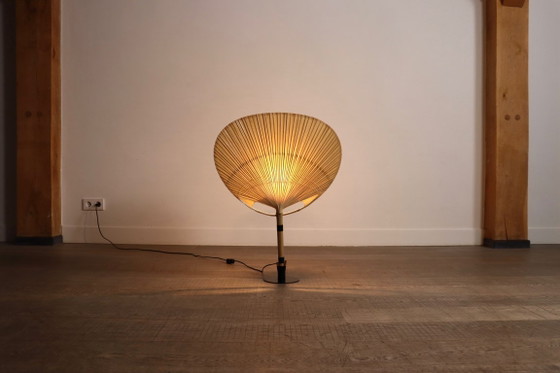 Lampada Ingo Maurer Uchiwa III per M-Design, 1973 – Lampade da tavolo, Bambù (photo 4 of 13)