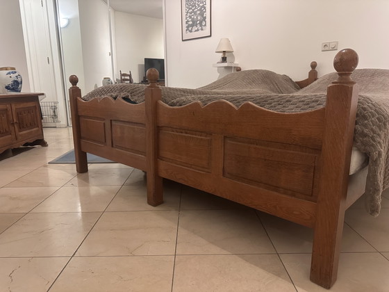 Complete Massief Eiken Slaapkamer Oisterwijk – Tweepersoonsbedden, Wood (photo 7 of 9)