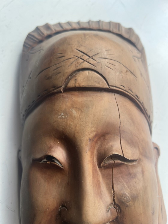 Holzmaske – Wanddekoration (photo 4 of 5)