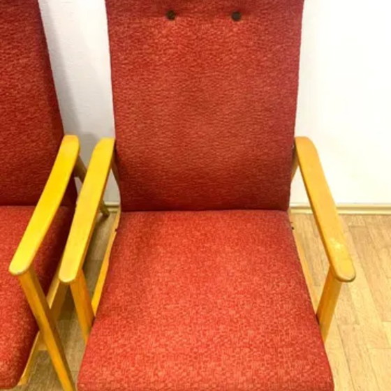 Image 1 of Retro fauteuils, TON, Tsjecho-Slowakije, jaren 60