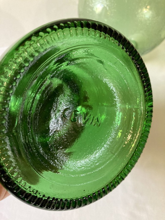 Image 1 of Cevin lamp in green glass