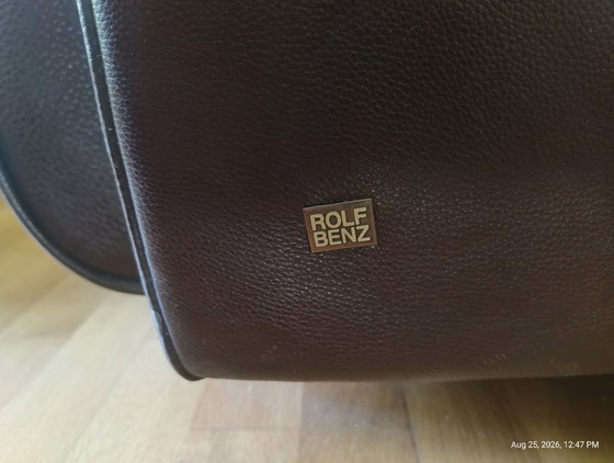 Rolf Benz 6300 Canape Et Ottoman – Canapés 3 places, Leather (photo 3 of 5)