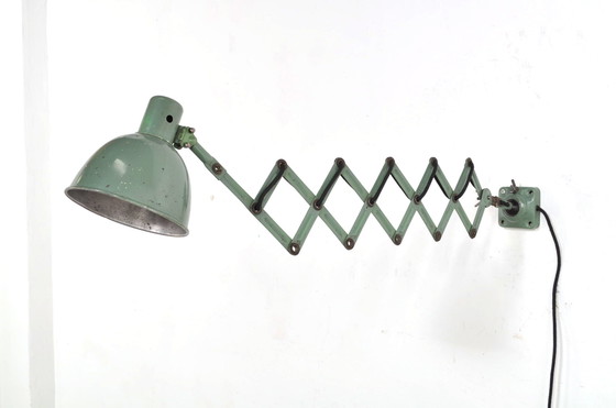 Image 1 of Vintage Wall Scissor Lamp