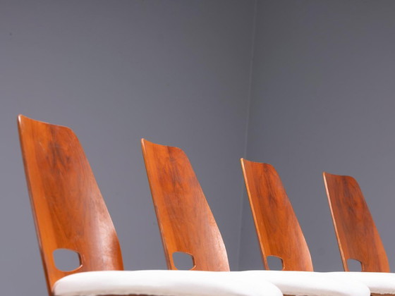 Set of 4 Vintage Chairs Tatra Pravenec “Gentleman” Mid-20th Century, Czechoslovakia, 81 × 39 × 40 cm (photo 7 of 8)