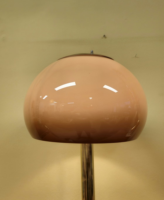 Image 1 of Vintage Herda Mushroom Tafellamp Bureaulamp Lamp Messing 