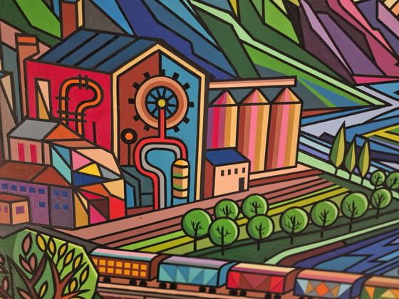 Industrial Revolution – Franklin van Dam, Paintings & Drawings, Mdf (photo 6 of 12)