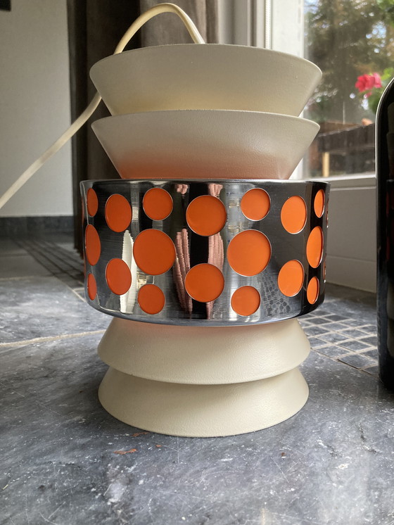 Image 1 of Massive lampe suspendue vintage de l'ère spatiale