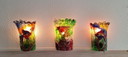 3 x Murano Wall lights with fish Alfredo Barbini 1970
