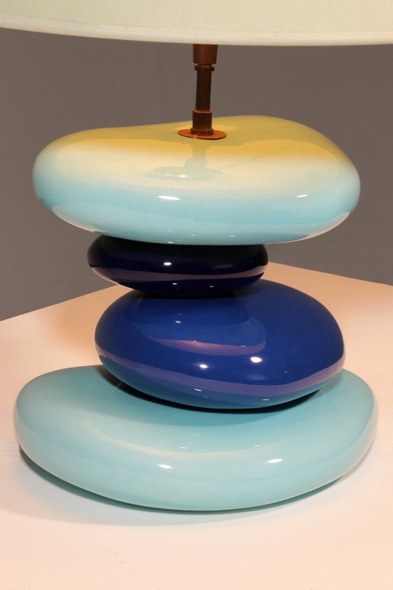 Image 1 of Lampada da tavolo Pebble di François Chatain, anni '80