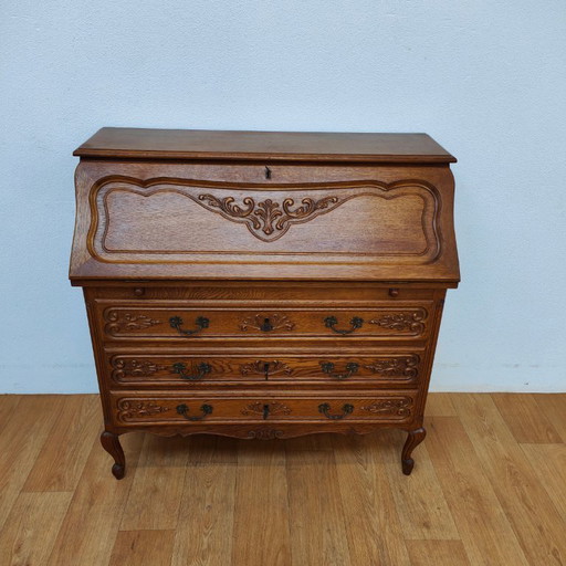 secrétaire vintage, commode, bureau de campagne