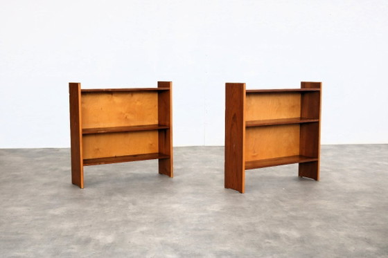 Image 1 of 2x vintage bookcases | cabinets | teak | 1960s