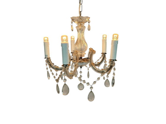 Image 1 of A.M. Luce SRL - Murano - lámpara de araña - vidrio - cristal - Italia - años 80