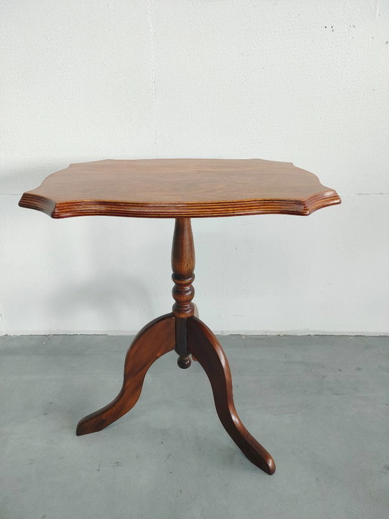 Image 1 of Vintage/antique (mahogany) wooden side table plant table coffee table