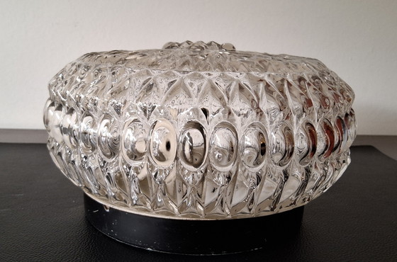 Image 1 of Vintage ceiling lamp attributed to Glashütte Limburg, c. 50/60, rare