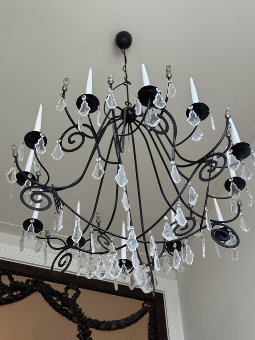 Maroeska Metz Chandelier Castillo with 12 Candles