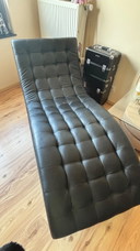 Reclining chair black