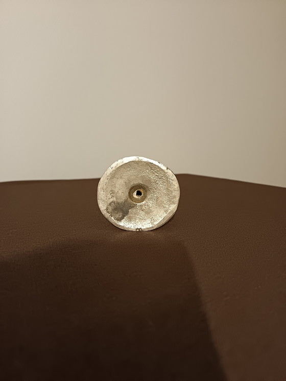 Image 1 of Vintage Brutalist 70s Candlestick